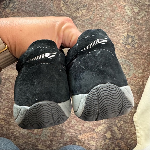 Dansko Helen Suede Leather Sneakers Black Gray EU 38 US 7.5 - 8 - Picture 4 of 11